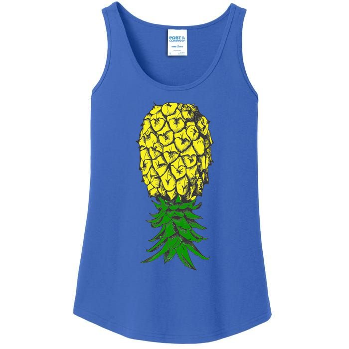 Upside Down Pineapple Gift Ladies Essential Tank