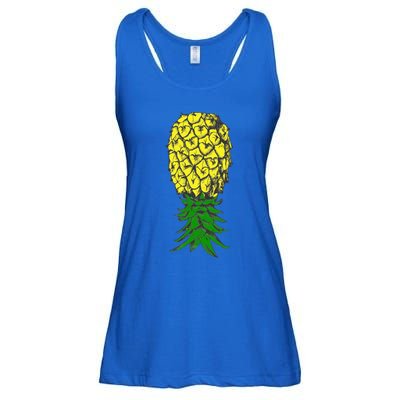 Upside Down Pineapple Gift Ladies Essential Flowy Tank