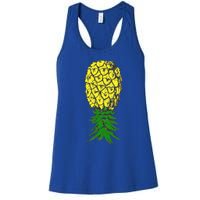 Upside Down Pineapple Gift Women's Racerback Tank