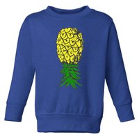 Upside Down Pineapple Gift Toddler Sweatshirt