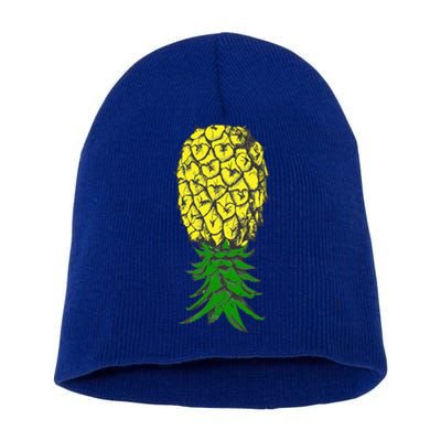 Upside Down Pineapple Gift Short Acrylic Beanie