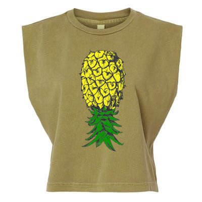 Upside Down Pineapple Gift Garment-Dyed Women's Muscle Tee