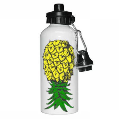 Upside Down Pineapple Gift Aluminum Water Bottle