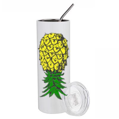 Upside Down Pineapple Gift Stainless Steel Tumbler