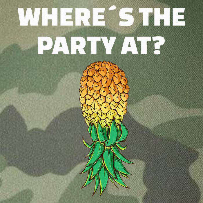 Upside Down Pineapple Where´S The Party At Legacy Tie Dye Trucker Hat