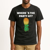 Upside Down Pineapple Where´S The Party At Tall T-Shirt