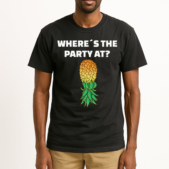 Upside Down Pineapple Where´S The Party At Tall T-Shirt