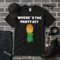 Upside Down Pineapple Where´S The Party At Tall T-Shirt