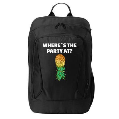 Upside Down Pineapple Where´S The Party At City Backpack