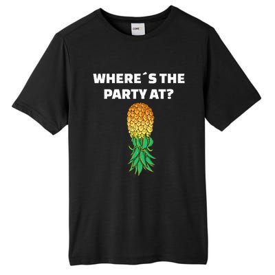 Upside Down Pineapple Where´S The Party At Tall Fusion ChromaSoft Performance T-Shirt