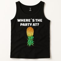 Upside Down Pineapple Where´S The Party At Tank Top
