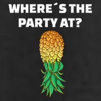 Upside Down Pineapple Where´S The Party At Microfiber Hand Towel