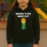 Upside Down Pineapple Where´S The Party At Kids Hoodie