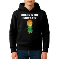 Upside Down Pineapple Where´S The Party At Kids Hoodie