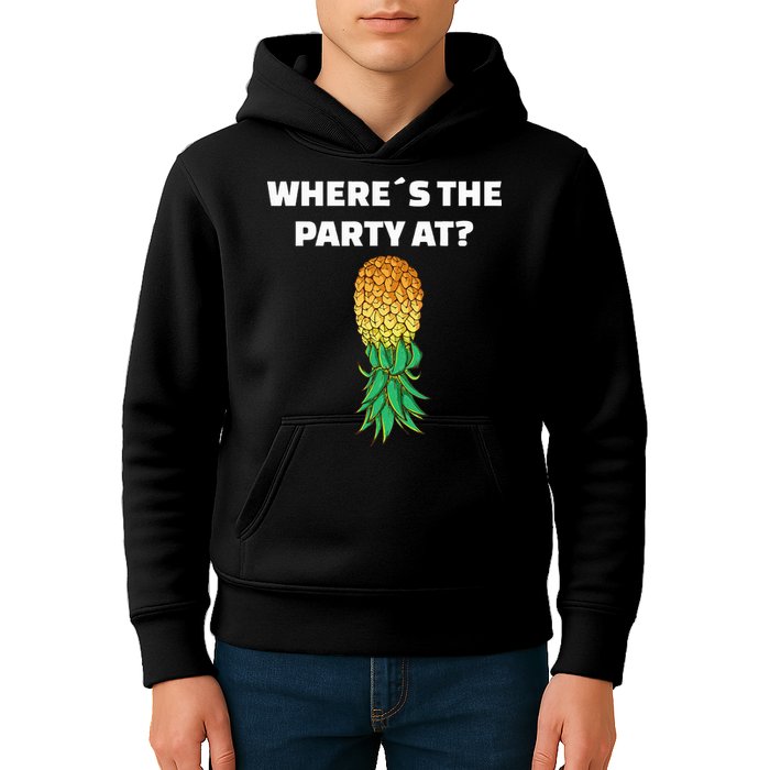 Upside Down Pineapple Where´S The Party At Kids Hoodie