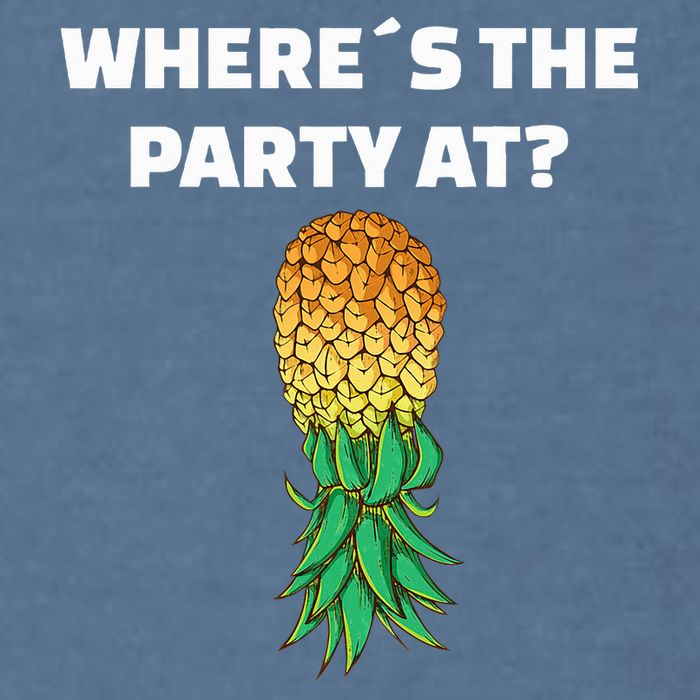 Upside Down Pineapple Where´S The Party At Garment-Dyed Sweatshirt