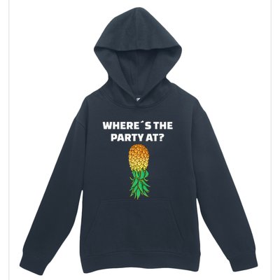 Upside Down Pineapple Where´S The Party At Urban Pullover Hoodie