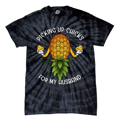 Upside Down Pineapple Swinger Wife Tie-Dye T-Shirt