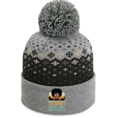 Unapologetically Dope Physical Therapist Black Nurse Mom Great Gift The Baniff Cuffed Pom Beanie