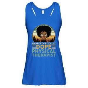 Unapologetically Dope Physical Therapist Black Nurse Mom Great Gift Ladies Essential Flowy Tank