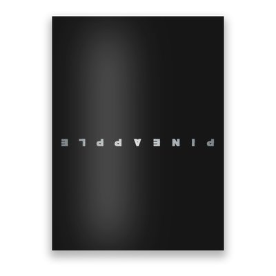 Upside Down Pineapple Swinger Clothing Subtle Text Women Poster