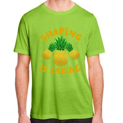 Upside Down Pineapple Cute Gift Sharing Swinger Gift Adult ChromaSoft Performance T-Shirt