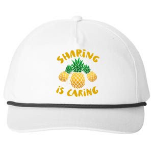 Upside Down Pineapple Cute Gift Sharing Swinger Gift Snapback Five-Panel Rope Hat