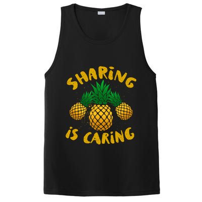 Upside Down Pineapple Cute Gift Sharing Swinger Gift PosiCharge Competitor Tank