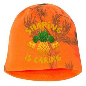 Upside Down Pineapple Cute Gift Sharing Swinger Gift Kati - Camo Knit Beanie