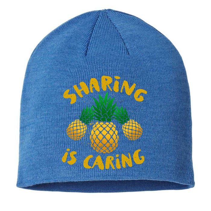 Upside Down Pineapple Cute Gift Sharing Swinger Gift Sustainable Beanie