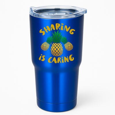 Upside Down Pineapple Cute Gift Sharing Swinger Gift Tumbler