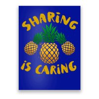 Upside Down Pineapple Cute Gift Sharing Swinger Gift Poster