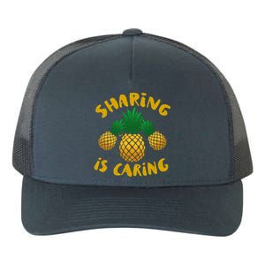 Upside Down Pineapple Cute Gift Sharing Swinger Gift Yupoong Adult 5-Panel Trucker Hat