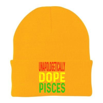 Unapologetically Dope Pisces Astrology Astrological Sign Cute Gift Knit Cap Winter Beanie