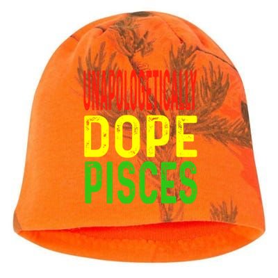 Unapologetically Dope Pisces Astrology Astrological Sign Cute Gift Kati - Camo Knit Beanie