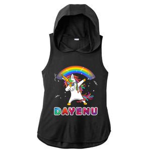 Unicorn Dayenu Passover For Boy Girl Ladies PosiCharge Tri-Blend Wicking Draft Hoodie Tank