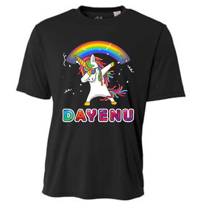 Unicorn Dayenu Passover For Boy Girl Cooling Performance Crew T-Shirt