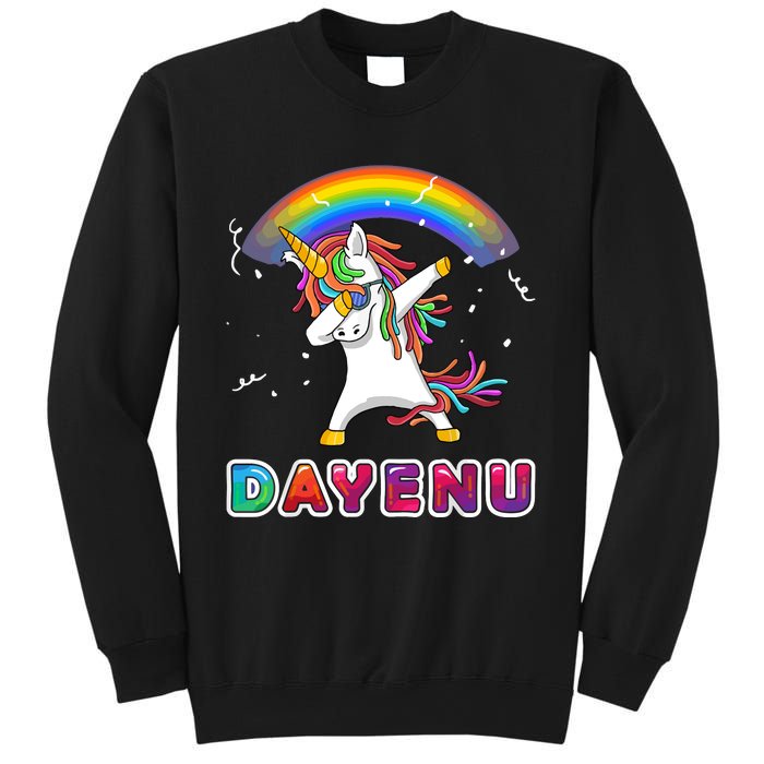 Unicorn Dayenu Passover For Boy Girl Sweatshirt