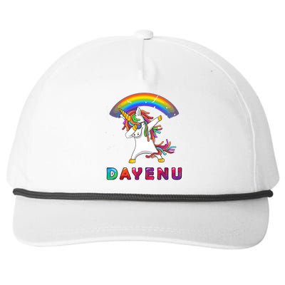 Unicorn Dayenu Passover For Boy Girl Snapback Five-Panel Rope Hat