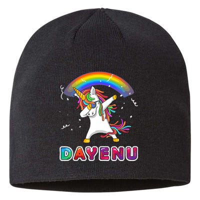 Unicorn Dayenu Passover For Boy Girl Sustainable Beanie