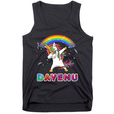 Unicorn Dayenu Passover For Boy Girl Tank Top