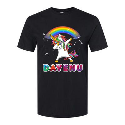 Unicorn Dayenu Passover For Boy Girl Softstyle CVC T-Shirt