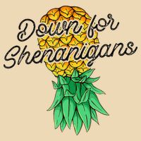 Upside Down Pineapple Down For Shenanigans Funny Swinger Bag