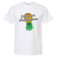 Upside Down Pineapple Down For Shenanigans Funny Swinger Garment-Dyed Heavyweight T-Shirt