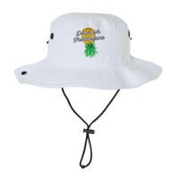 Upside Down Pineapple Down For Shenanigans Funny Swinger Bucket Hat