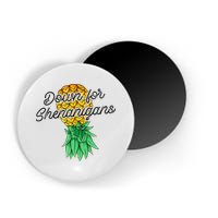 Upside Down Pineapple Down For Shenanigans Funny Swinger Magnet