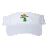 Upside Down Pineapple Down For Shenanigans Funny Swinger Visor
