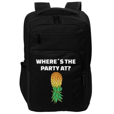 Upside Down Pineapple Where´s The Party At Impact Tech Backpack