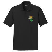 Upside Down Pineapple Down For Shenanigans Funny Swinger PosiCharge RacerMesh Polo