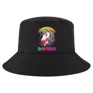 Unicorn Dayenu Passover Matzah Four Cups Cool Comfort Performance Bucket Hat